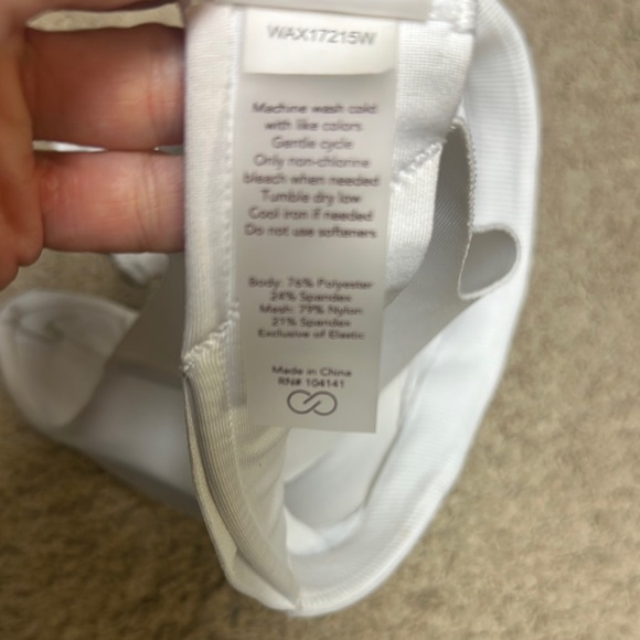 Calia white Racerback Sports Bra - Picture 4 of 4